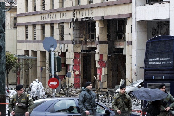 Eksplozija automobila-bombe ispred "Banke Grčke" u Atini