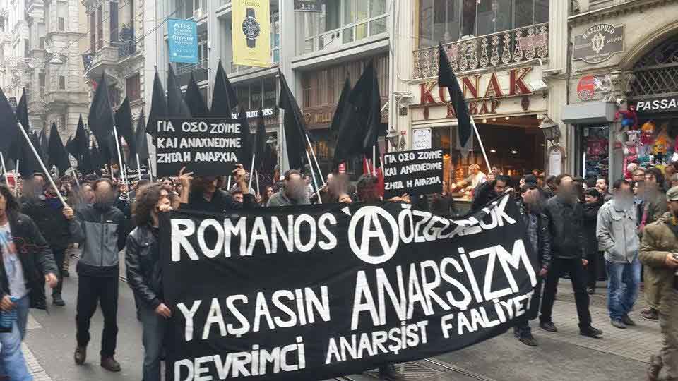 "Sloboda za Romanosa - živeo anarhizam - Revolucionarna anarhistička akcija (DAF)"